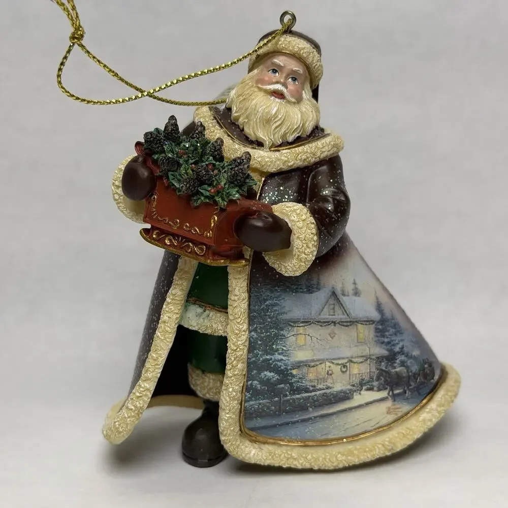 Thomas Kinkade Old World Santa Ashton‎ Drake Ornaments Set of 10 Christmas Lot 6